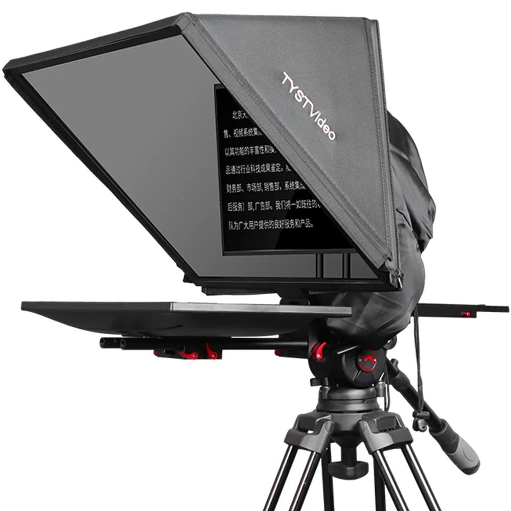 Equipo de transmisión de TV Full HD, teleprompter profesional de 22 pulgadas