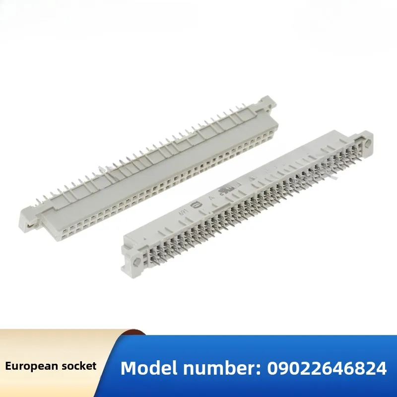2PCS/LOT  09022646824  Pitch 2.54mm Two Row 64pin Female  Electroacoustic Devices