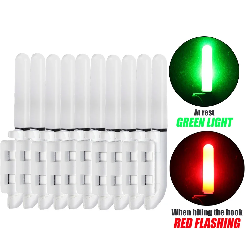 LED Abnehmbare Wasserdichte Angeln Elektronische Angelrute Leuchtende Licht mit CR425 Batterie Float Tackle Nacht Felsen Angeln Zubehör