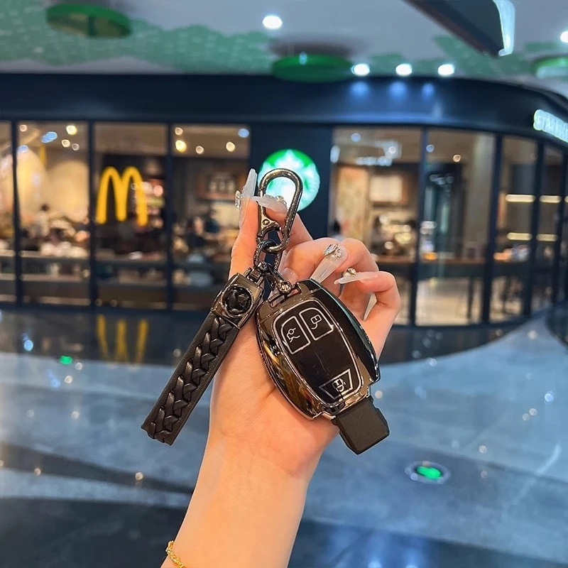 

Suitable for Mercedes Benz C2001 car key protection cover A180 shell GLA200 buckle GLC260 women GLK300 bag S-Class CLA