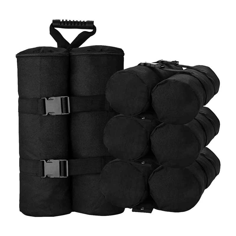 

ELOS-4Pcs Outdoor Camping Tent Sand Bag Canopy Weights Sandbag Windproof Fixing Sandbag Tents Legging Accessories