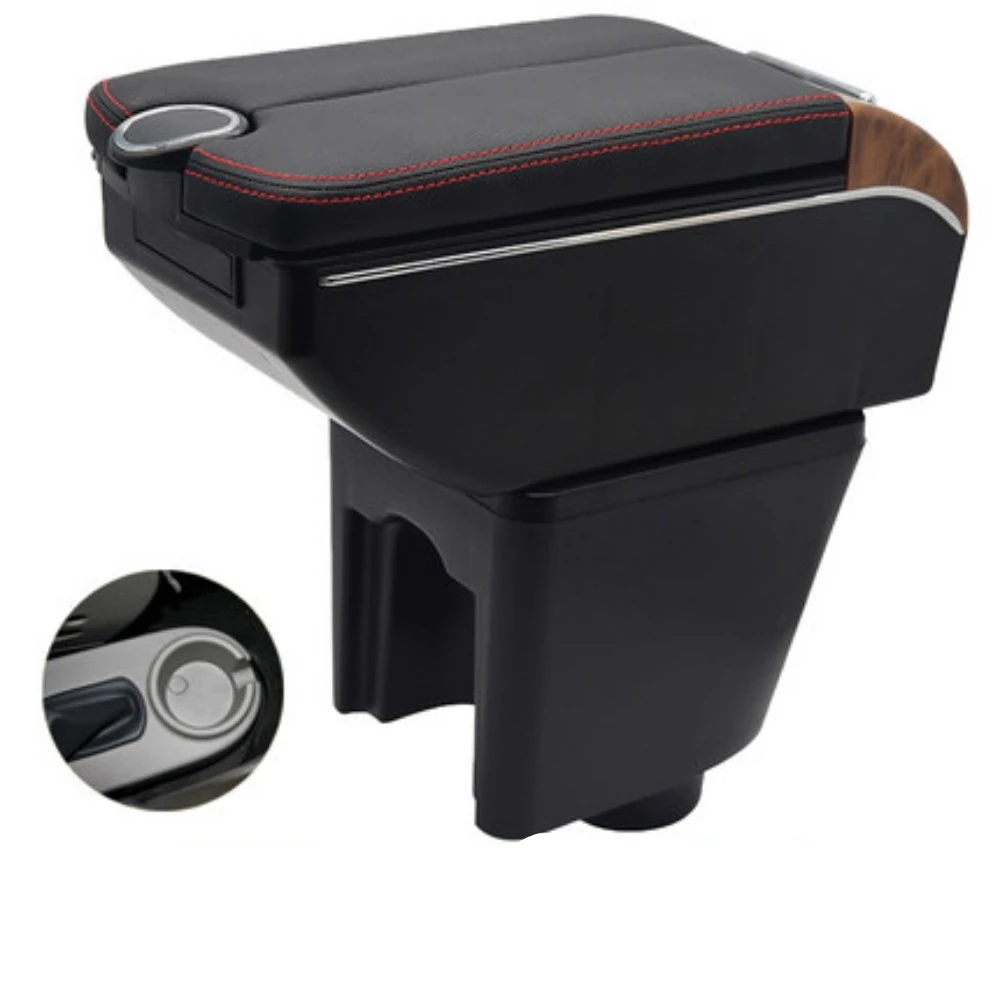 

Car Chevrolet lova Aveo T200 T250 Armrest box storage box central container Store content box auto elbow rest with usb