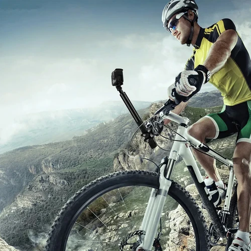 Imagen 2 del producto Palo de Selfie para motocicleta, soporte de manillar de montaje monopié para Insta360, X4, X3, X2, GoPro Hero 12, 11, 10, 9, 8, accesorios SJCAM