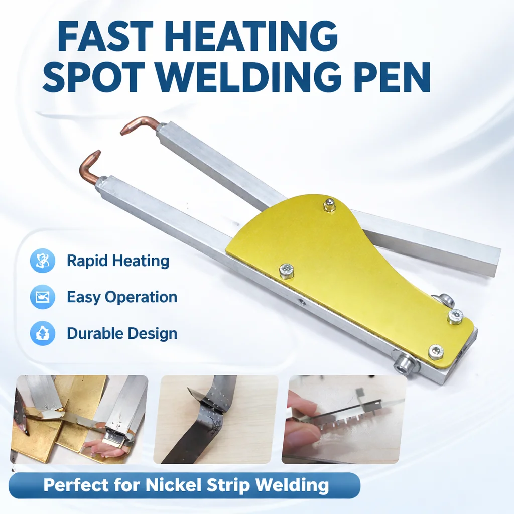 Spot Welding Pen For Battery Tabs And Metal Plates, Precision Handheld Welding Tool For Nickel, Brass, Stainless Steel, Titanium