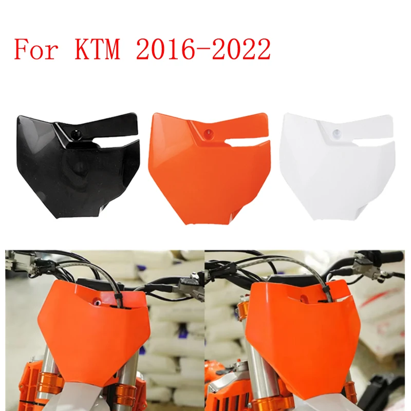 

Motorcycle Plastic Front Number Plate Cover For KTM SX SX-F XC XC-F 125-450 2016-2017 Motocross Enduro Dirt Pit Bike Accessories