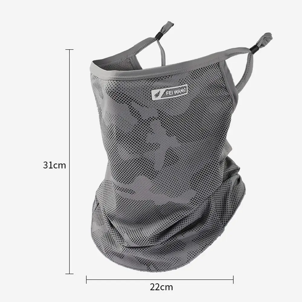 Anti-UV Cycling Mask Sunscreen Face Cover Breathable Ice Silk Face Scarf Men Women Outdoor Sports Fishing Hiking Cooling Mask image 6