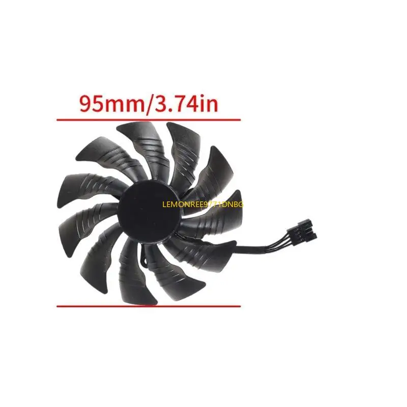 

D7YC 95 мм 4PIN видеокарта Охлаждение охлаждения вентилятора GPU COOLERS Замена Вентилятора для 1080 1080TI Аксессуары картой