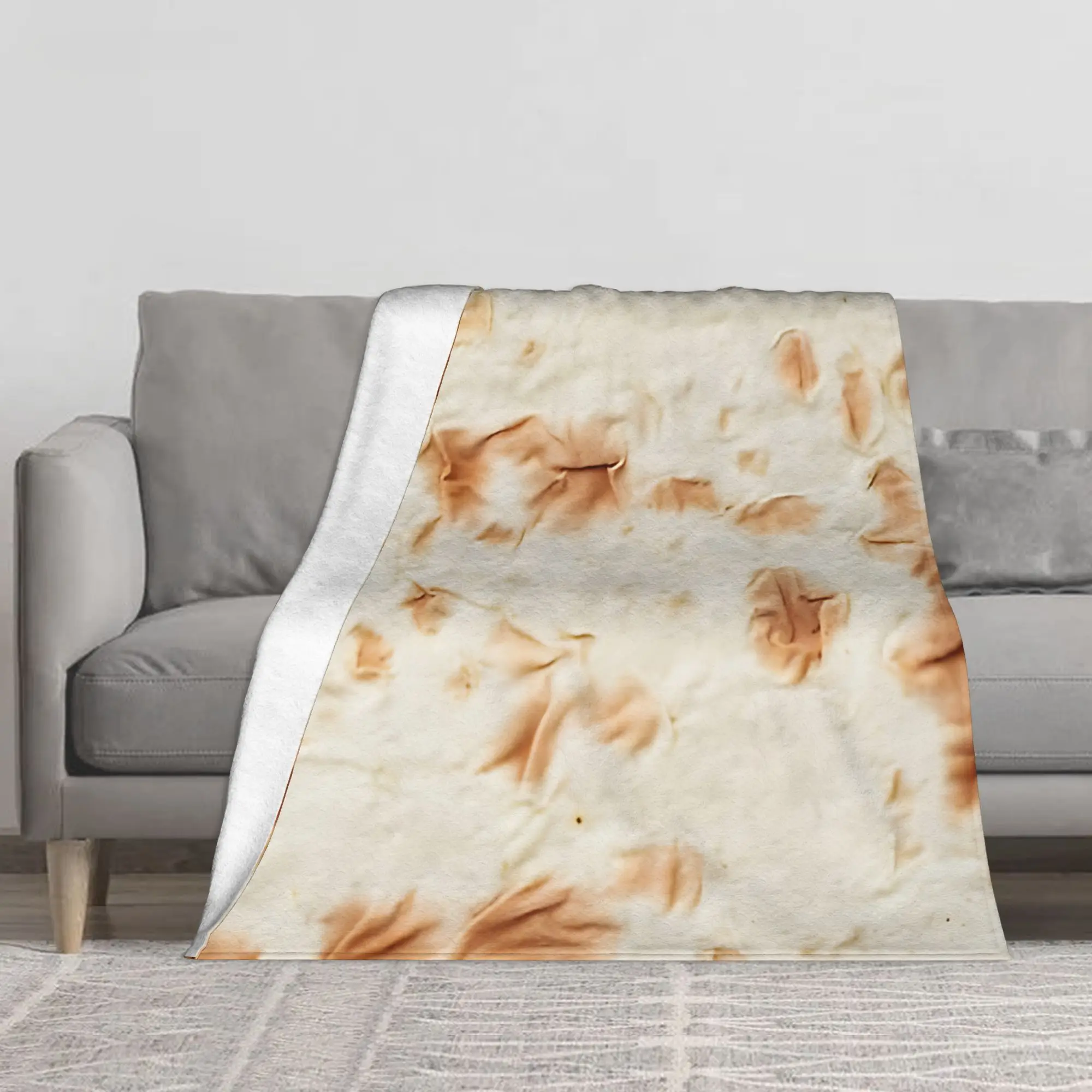 1PC Flour Tortilla Blanket Throw Super Cosy Plush Living Room Sofa