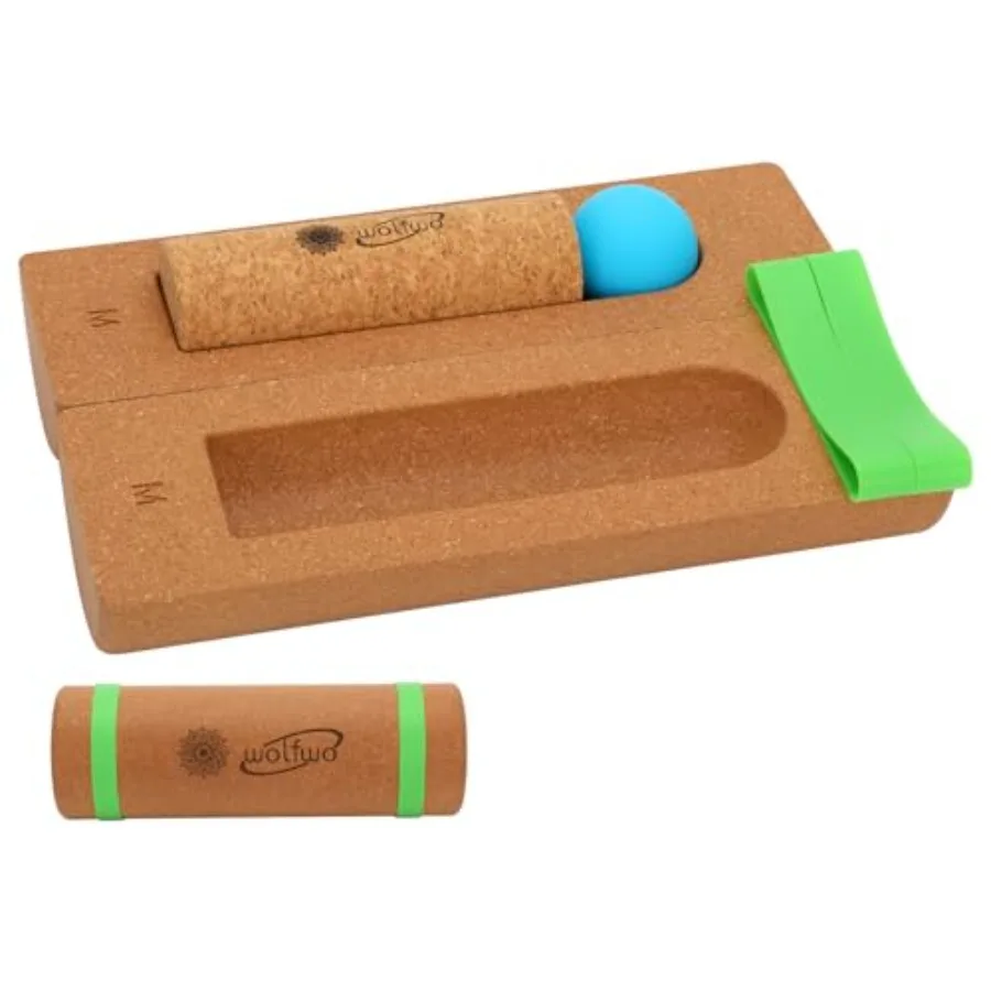 

Балансировочная доска из натурального пробкового дерева Foot Balance для домашнего спортзала, офиса, фитнеса, снятия боли при плантарном фасциите, тренажер для укрепления стоп