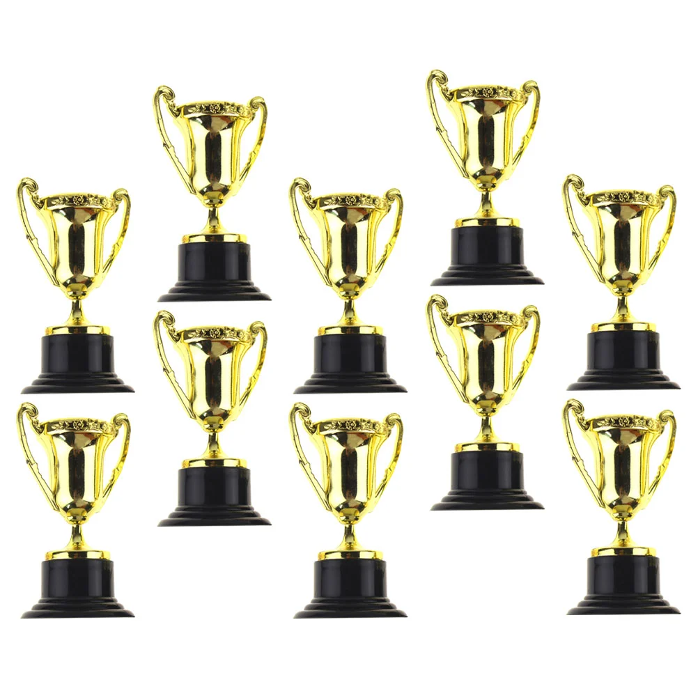 

Plastic Mini Trophy Cups Gold Award Trophies Competitions Prizes Classroom Rewards Ceremony Prize Party Favors