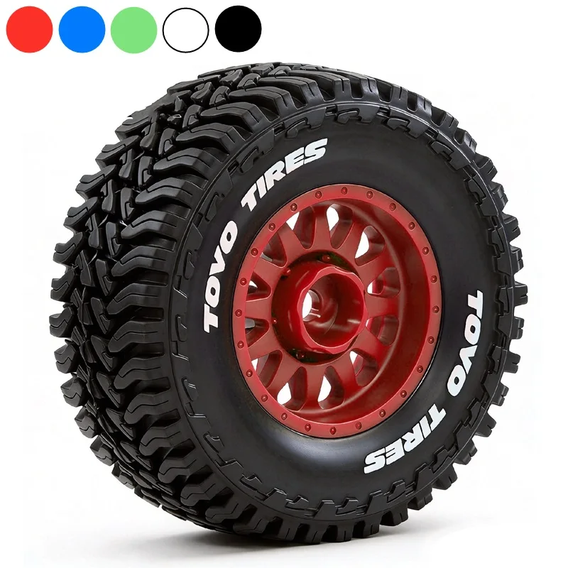 

4pcs 68x27mm Wheel Tyre For 1/14 MJX HYPER GO 14211 Arrma 1/16 MOJAVE GROM 1/16 JJRC Q130 RC Car Upgrade Parts