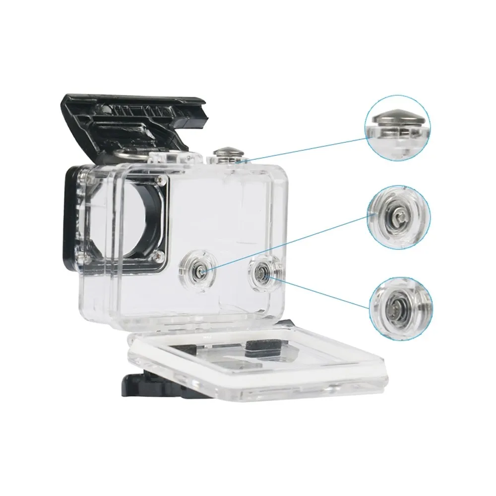 Per accessori Go Pro custodia impermeabile per Gopro Hero 3 + / 4 custodia protettiva subacquea