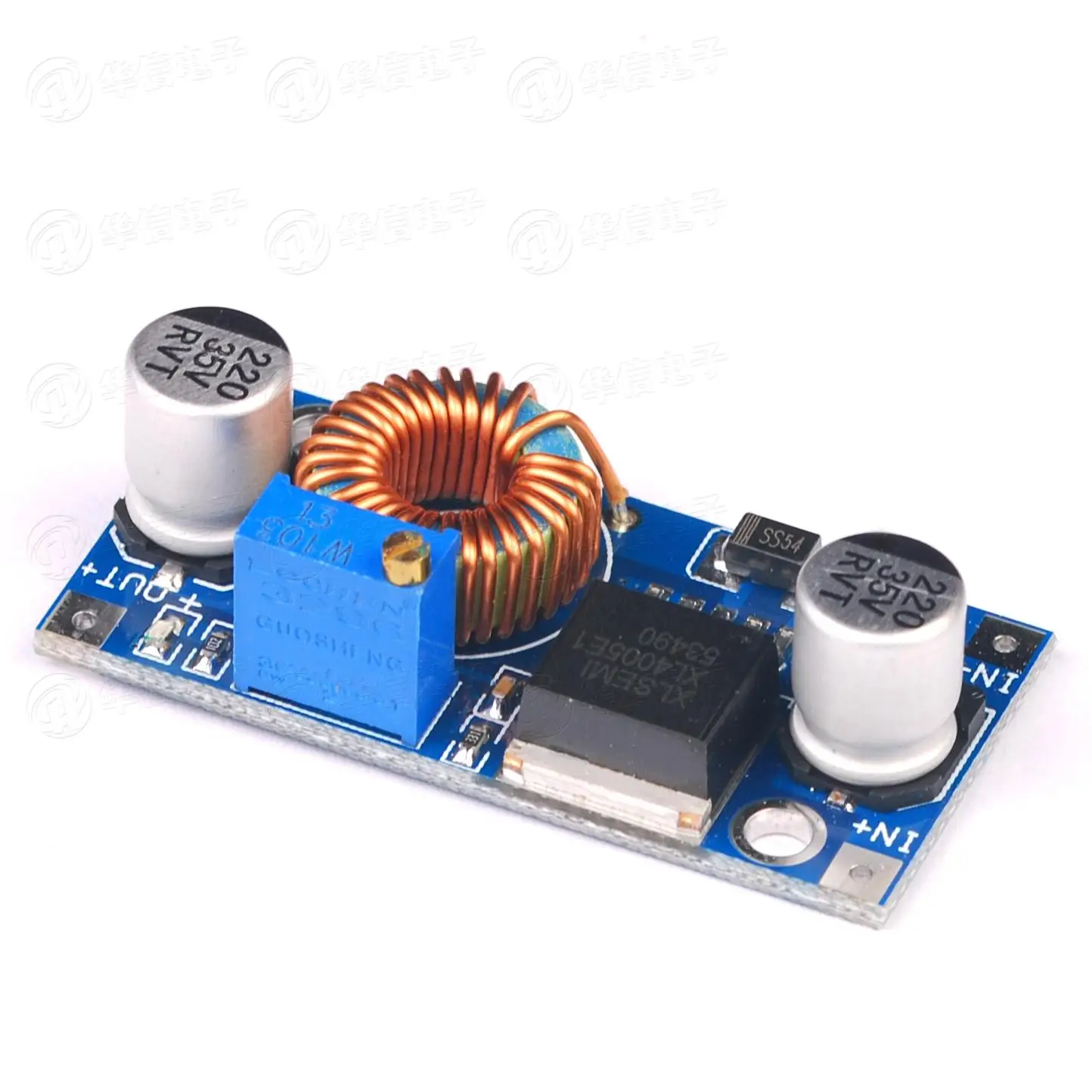 10pcs/lot 5A DC-DC XL4005 Adjustable Voltage Reduction Module 5~32V High Power 90% High Efficiency