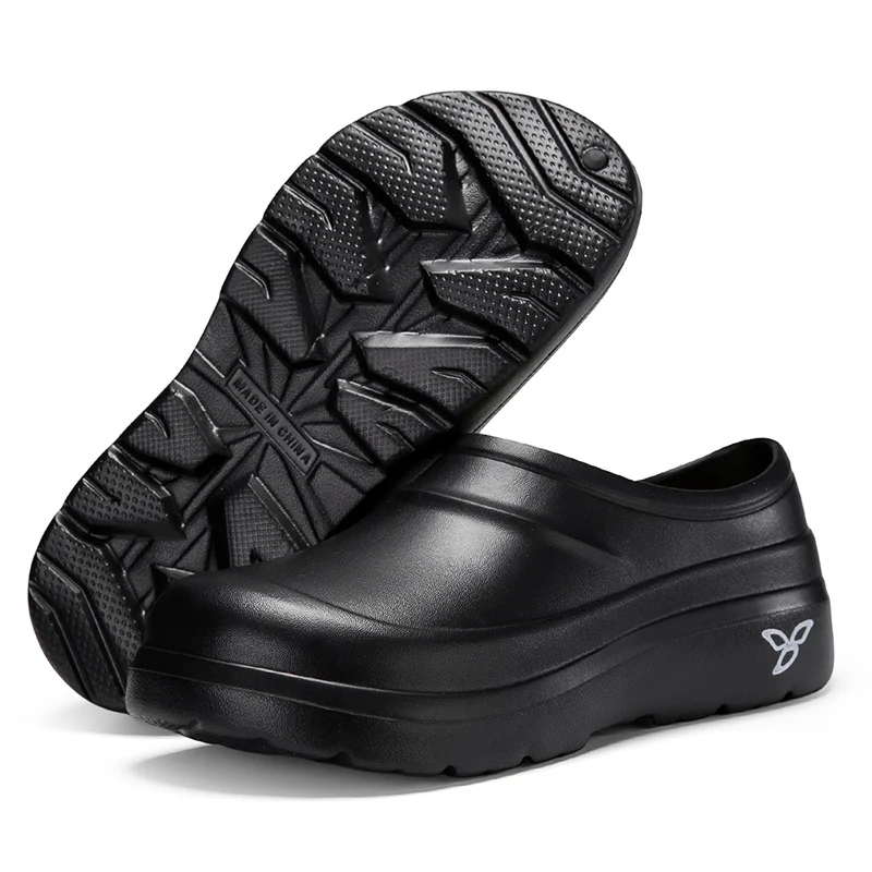 

Новые мужские противоскользящие сандалии для поваров, рабочая обувь, водонепроницаемая модная обувь для сада, сабо, пляжные тапочки, размеры 36-46