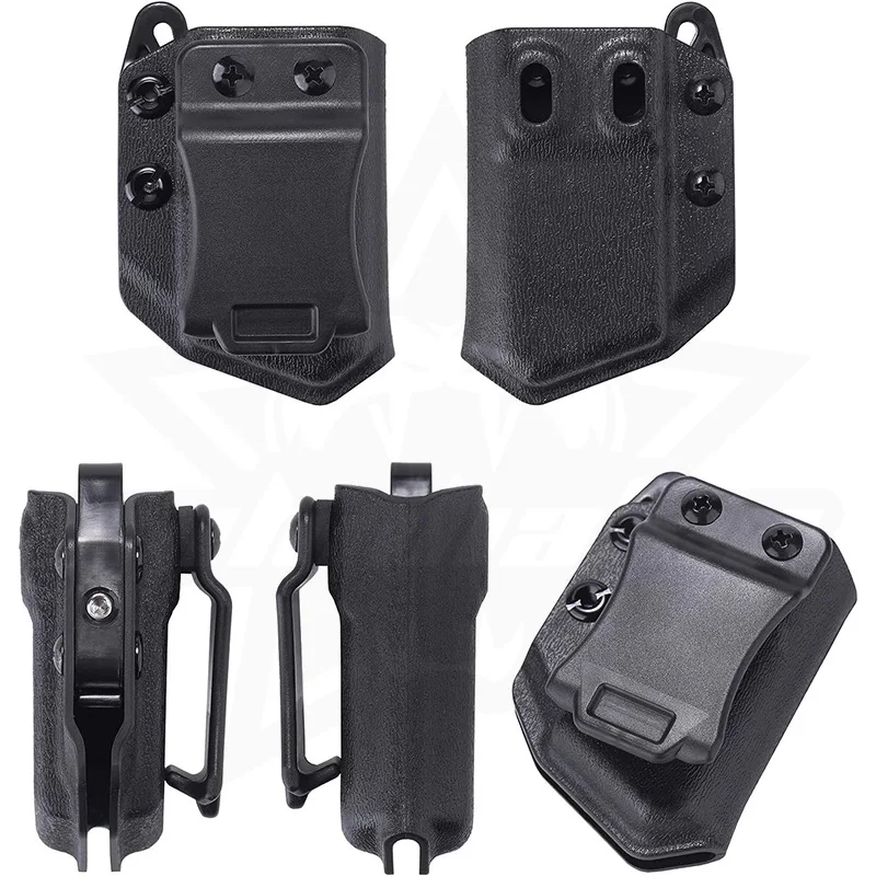 OPHIDIAN 9mm/.40 Double Row Magazine Pouch IWB/OWB for Glock CZ S&W H&K SIG P365 Pistol MAg Magazine Box Airgun Hunting Equipmen