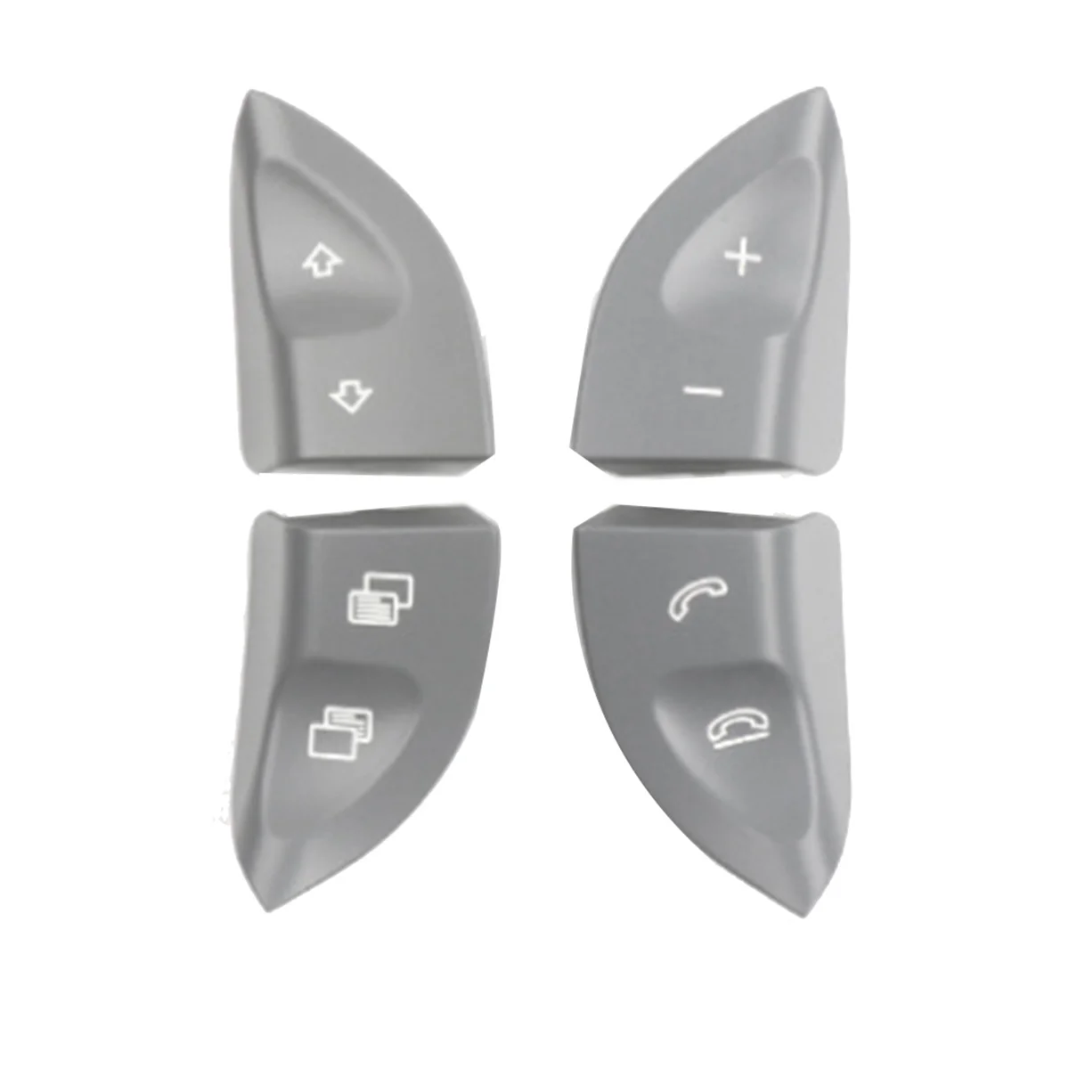 Car Left Right Steering Wheel Buttons Switch for Mercedes-Benz S-Class W220 1998-2005 CL W215 1999-2006 Gray