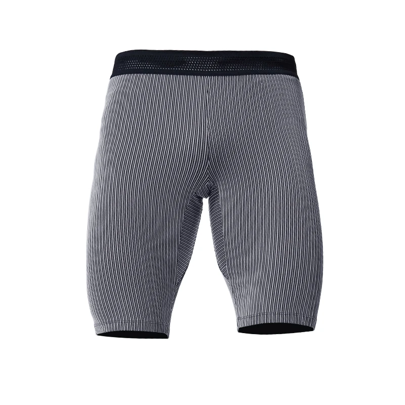 Herren Sommer Enge Laufsport Schnelltrocknende Shorts Kompressionshose Atmungsaktive Marathon-Fitnesshose mit Taschen