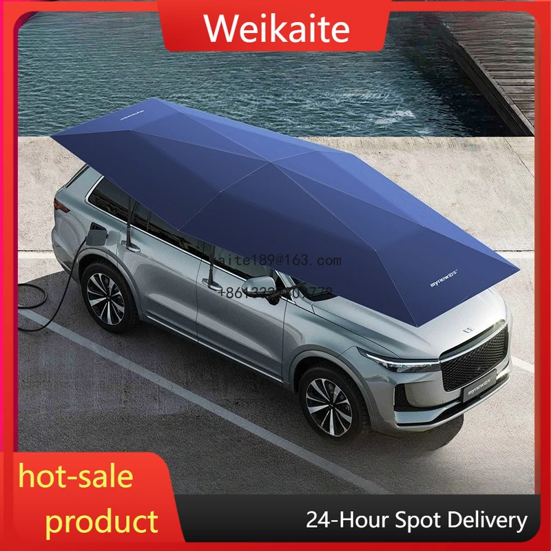

Direct sales automatic car parasol SUV roof canopy remote control folding car cover sun protection and heat insulation
