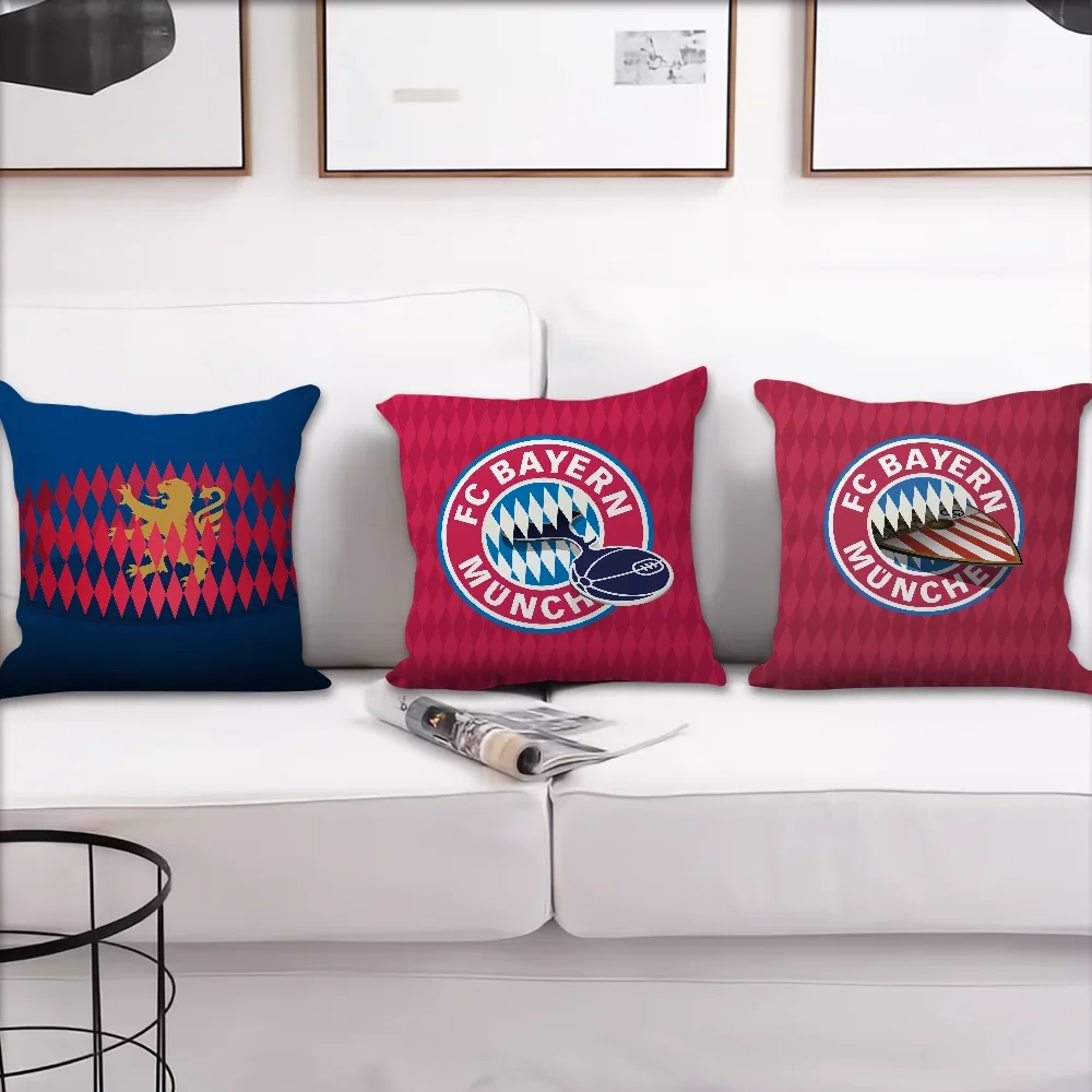 art Comfortable soft Pillow Case B-bayernS for Sofa Living Room m-MmunichS Home office Decor Protective Funny Covers