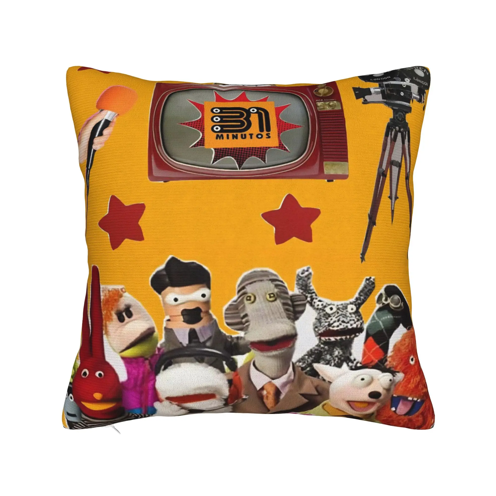 31 Minutos Square Pillow Case 31 Minutes Chilean Comedy Cushion Covers Custom Polyester Decorative Pillowcase for Sofa 40x40cm