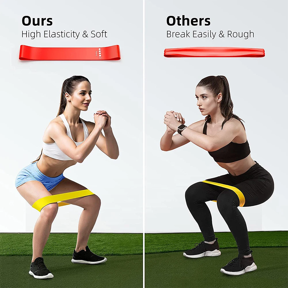 Bandas Elásticas para Fitness, Accesorio Deportivo de Resistencia, Equipo para Entrenamiento de Fuerza, Pilates, Crossfit, Ejercicio y Gimnasio