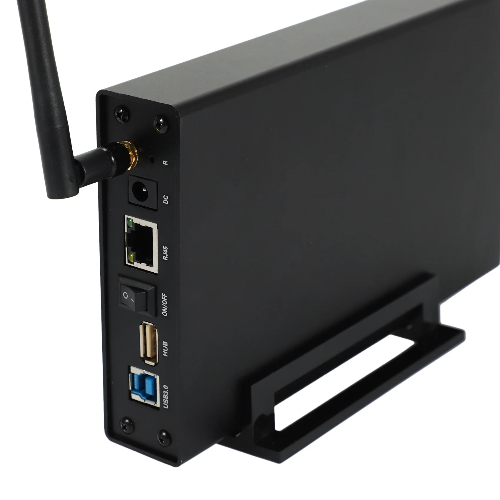 효율적인 Blueendless Rj45 외장형 하드 드라이브 케이스 Nas Wifi 안테나(미국 플러그)
