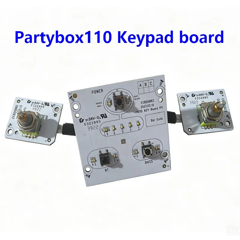 Suitable for JBL Partybox110 Bluetooth Speaker Original Keypad Board Partybox 110 Keypad Board Repair and Replacement Parts