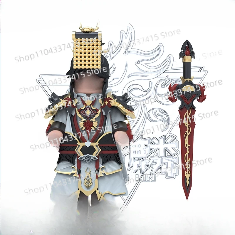 

MOC высококачественная ограниченная серия Han Gaozu Liu Bangren Armor, модель для сращивания Tide Play, новая коллекция украшений с ручной росписью