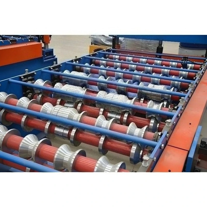 Trapezoidal Steel Roofing Machine Automatic Metal Panel Production Line for Factory Building Roof System Use
