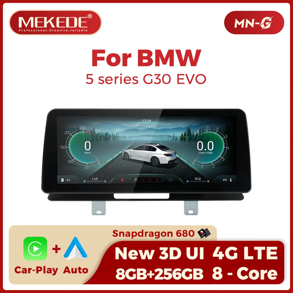 Für BMW 5er G30 G31 G32 G38 2018-2021 EVO System Android 13 10,25/12,3 Zoll Carplay Auto Radio Auto Multimedia Player GPS
