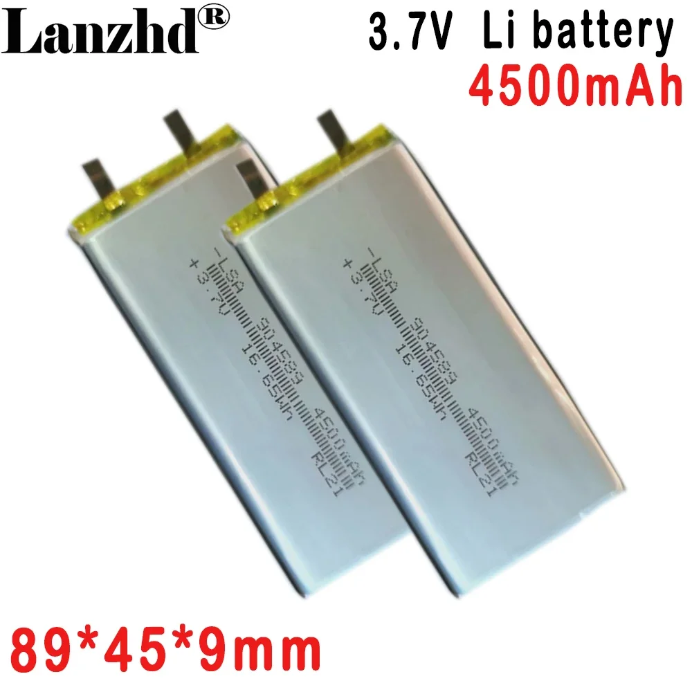 904589 Li Polymer Lithium Battery 4500mAh 3.7V For Notebook with built-in battery LED light fixture