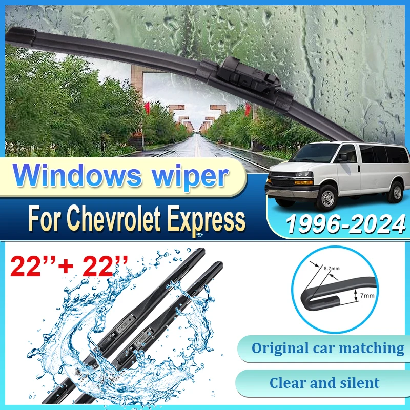 

Щетки стеклоочистителей автомобиля для Chevrolet Express 1999, аксессуары Savana 1996-2024, щетки стеклоочистителей, чистящие щетки, автомобильные аксессуары