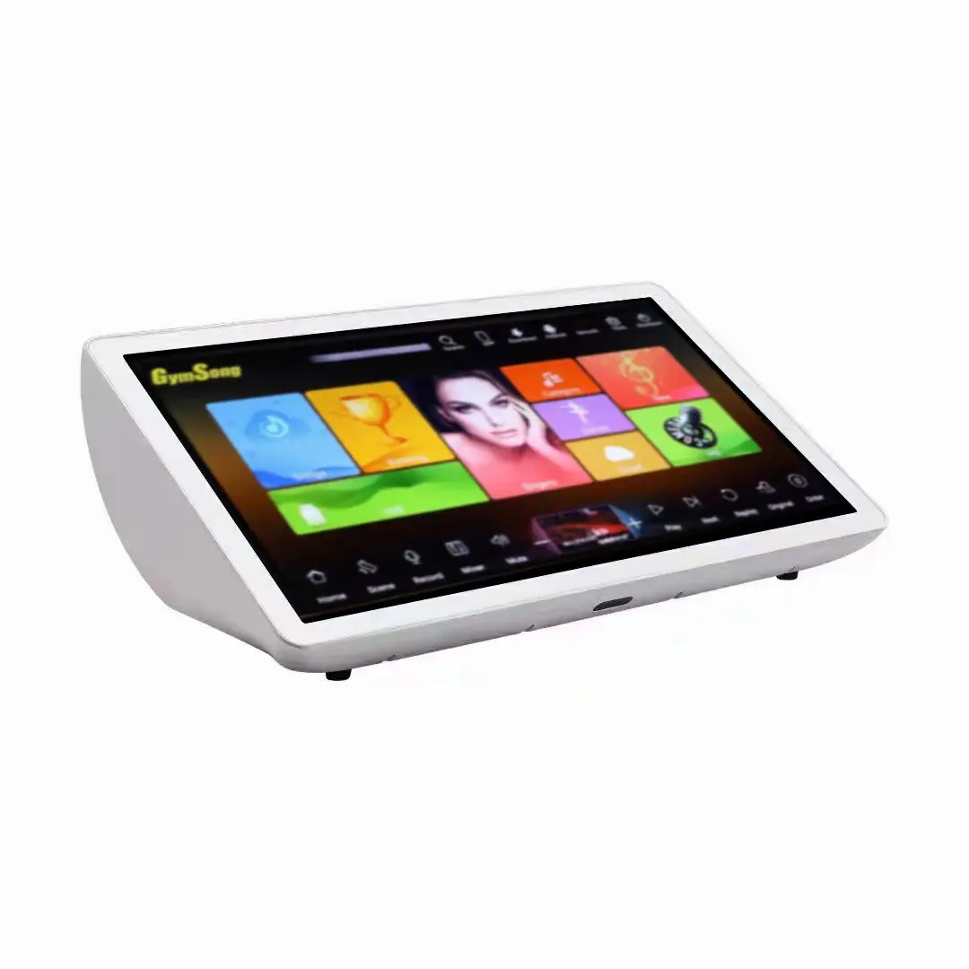 Музыкальный плеер Jukebox, портативный плеер на Android, с сенсорным экраном 19,5 дюйма, Ktv, микрофоном, жестким диском на 2 ТБ, в китайском стиле, караоке