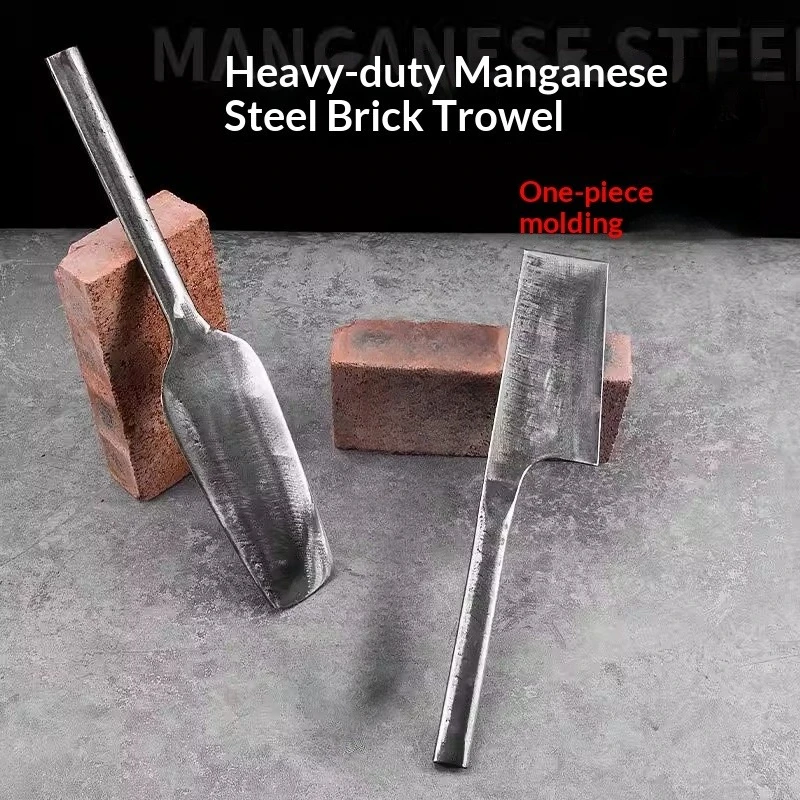 Stainless Steel Bricklaying Trowel Wall Laying Tool Masonry Carpenter Large Shovel Bricklaying Knife
