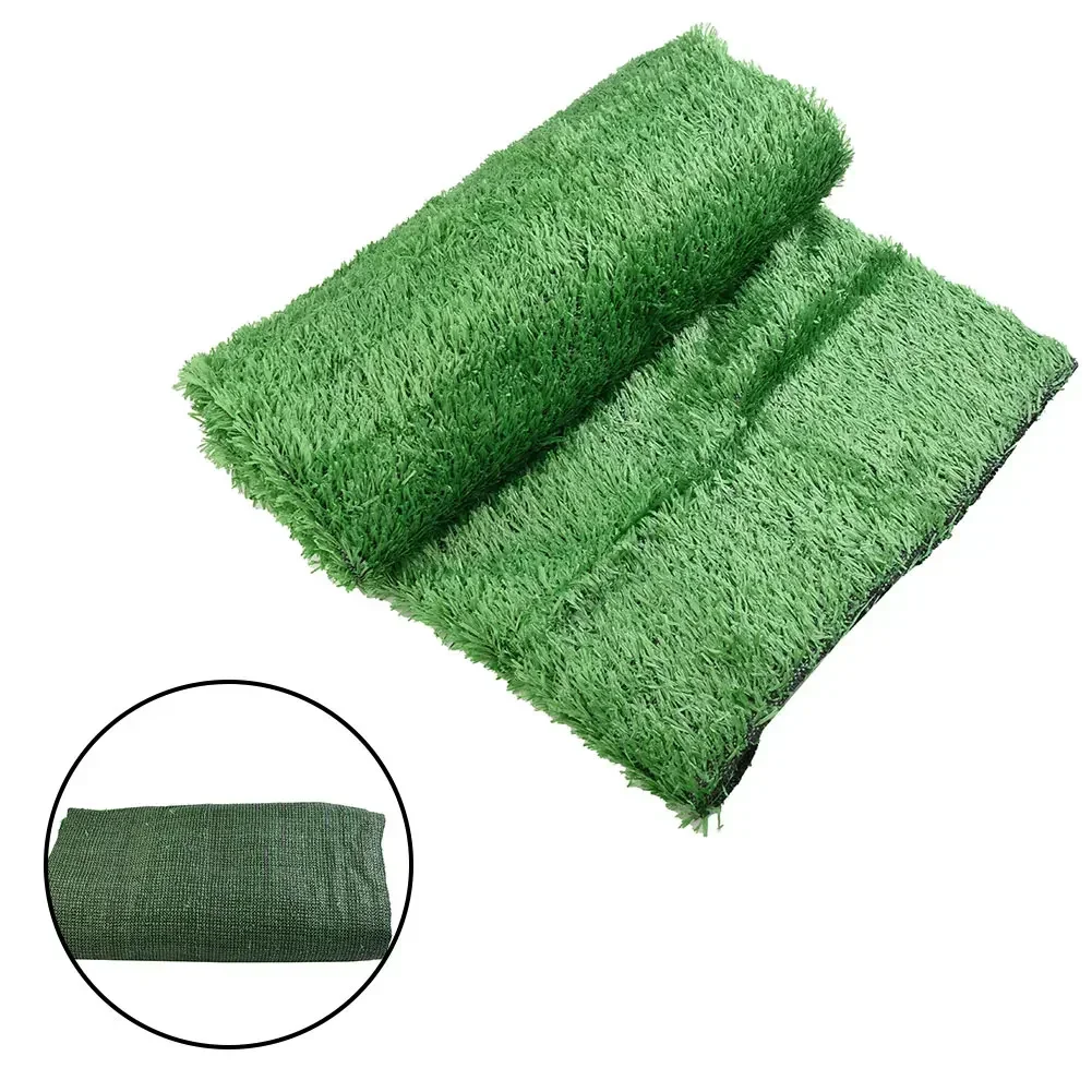 1PCS Artificial Grass Outdoor Gardening Turf Lawn Synthetic Fake Grass Carpetfaux Micro-landscape DIY Flocking Rug 200*200CM