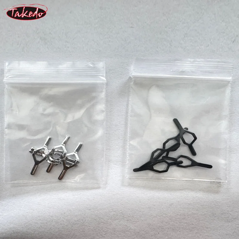 TAKEDO 5 Stück/Beutel 5 # DHOOK Hakenhalter für Casting-, Spinn- und Fliegenruten, Meeresangelruten, Karpfenruten, Meeresangelruten-Zubehör – Detail 5