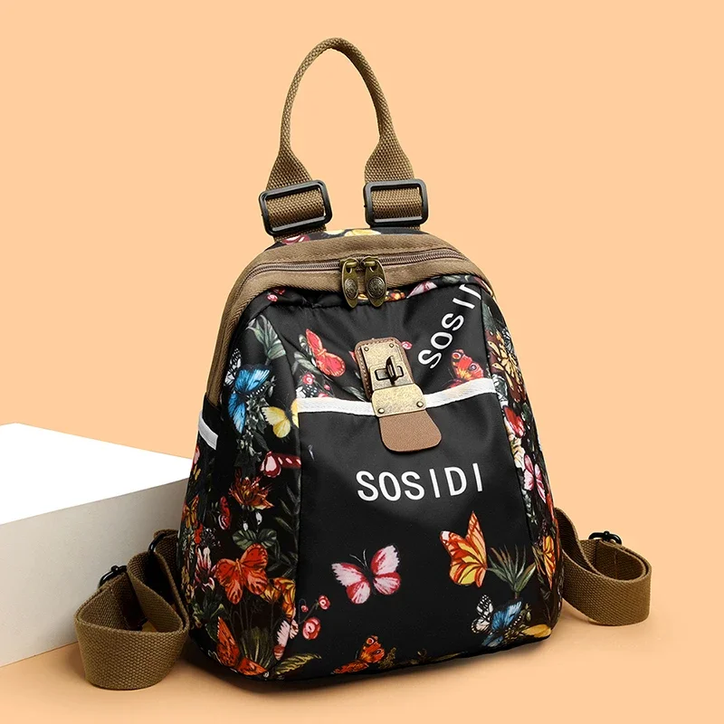 Fashion Zipper Nylon Large Capacity Backpacks 2026 High Quality Sweet Youth School Bags Softback Interior Compartment Backpacks