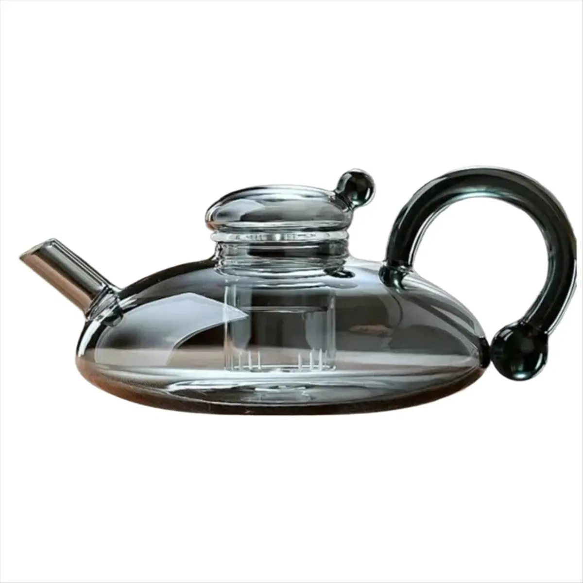 HHTL Flower Tea Pot Set English Boiled Fruit Tea Set Heat- Glass Nordic Affordable Luxury Health Pot
