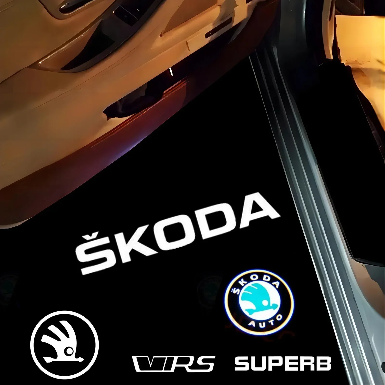 2Pcs Led Car Door L… - image