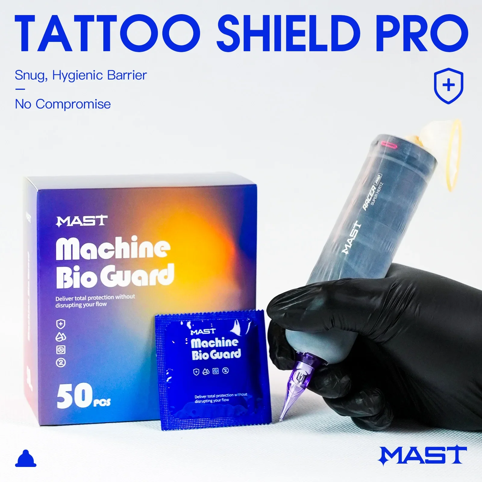 

Mast Tattoo Machine Cartridge Covers Sleeves 100pcs/300pcs/500pcs Disposable for Wireless Battery Rotary Tattoo Machine Supplies