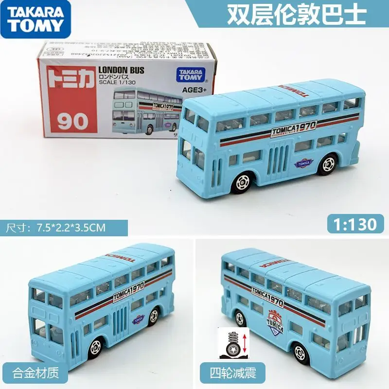 

TAKARA TOMY No.90 LONDON BUS Car Alloy Toys Motor Vehicle Diecast Metal Model Kids Gift Toys for Boys
