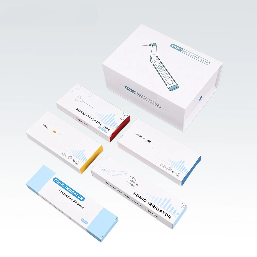 Wireless Dental Endo Sonic Irrigator with 60 Pcs Tips Dentist Ultrasonic Activator Vibration Cleaning Instrument Dentistry Tools