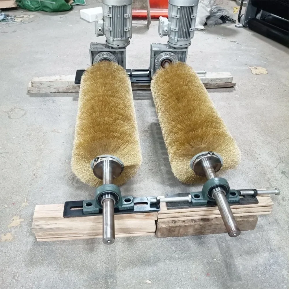

Motor Electric Rotary Nylon Cleaning Roller Brush Belt Cleaner for Conveyor Belt Cleaning Brush
