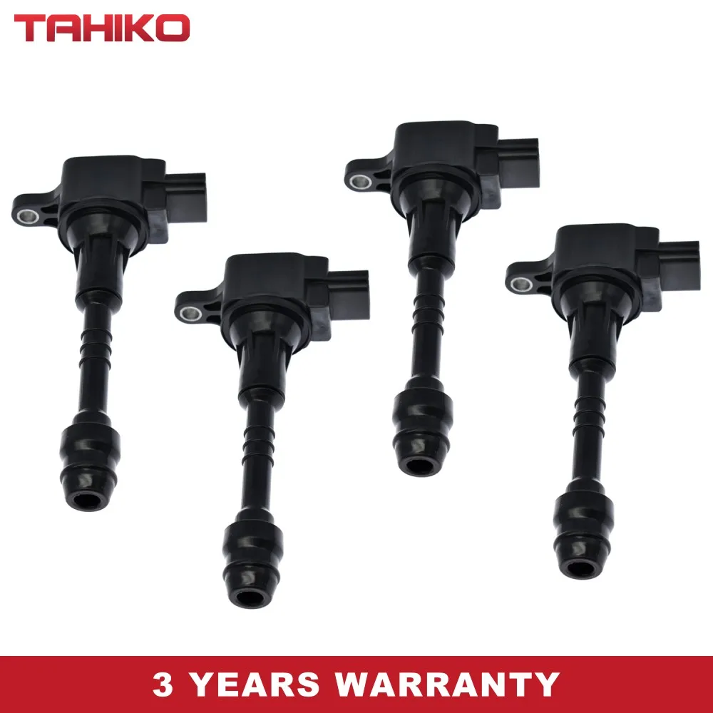 4pcs Ignition coil  22448-6N015 fit for Nissan Almera 2001-2005 Nissan Sentra L4 1.8L 2002-2006 PRIMERA (P11) 1.6 16V QG16DE