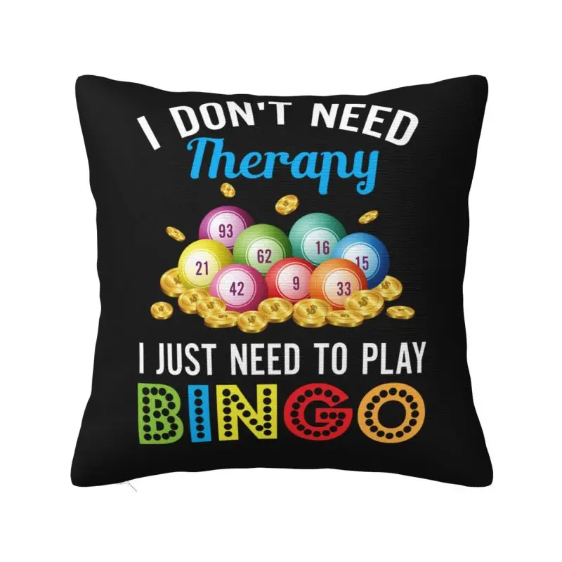 Luxury Hot Game Bingo Cushion Covers 45x45cm Soft Pillow Case for Sofa Car Square Pillowcase Home Decor