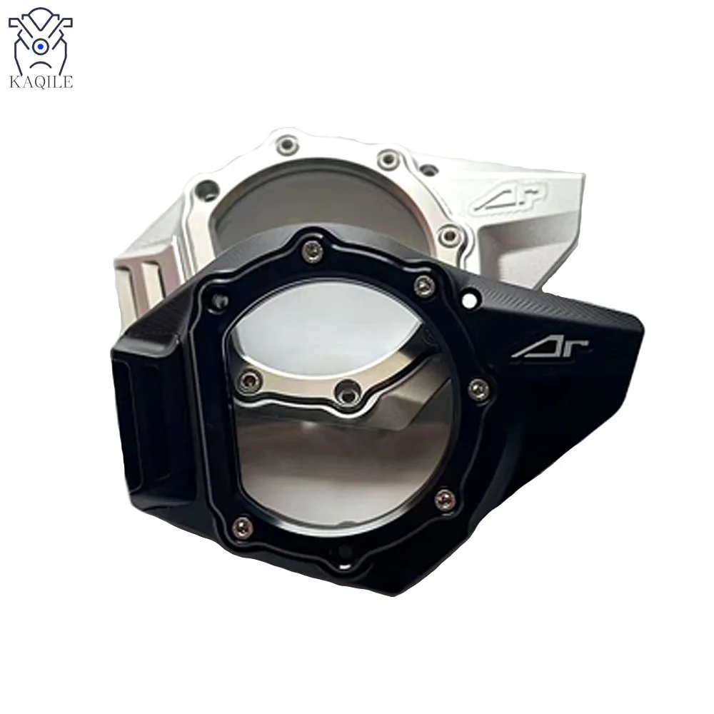 Motorcycle CNC Aluminum Transmission Box Cover Case Protector Disc Gearbox for Vespa Sprint Primavera 125 150 2019 - 2022 2023