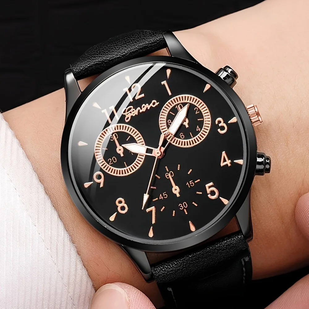 

Trendy Men's Watch With Multiple Functions, Suitable For Business And Casual Occasions