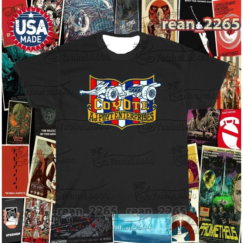 

2025 Summer COYOTE AJ FOYT Shirt Indycar Racing Men's SMALL Indianapolis Motor Speedway MOTO Quick-Drying Breathable Competition