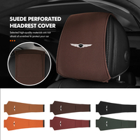 Car Headrest Cover Neck Pillow Case Head Rest Accessories For GENESIS Coupe EQ900 G70 G80 G90 GV60 GV70 GV80 2023