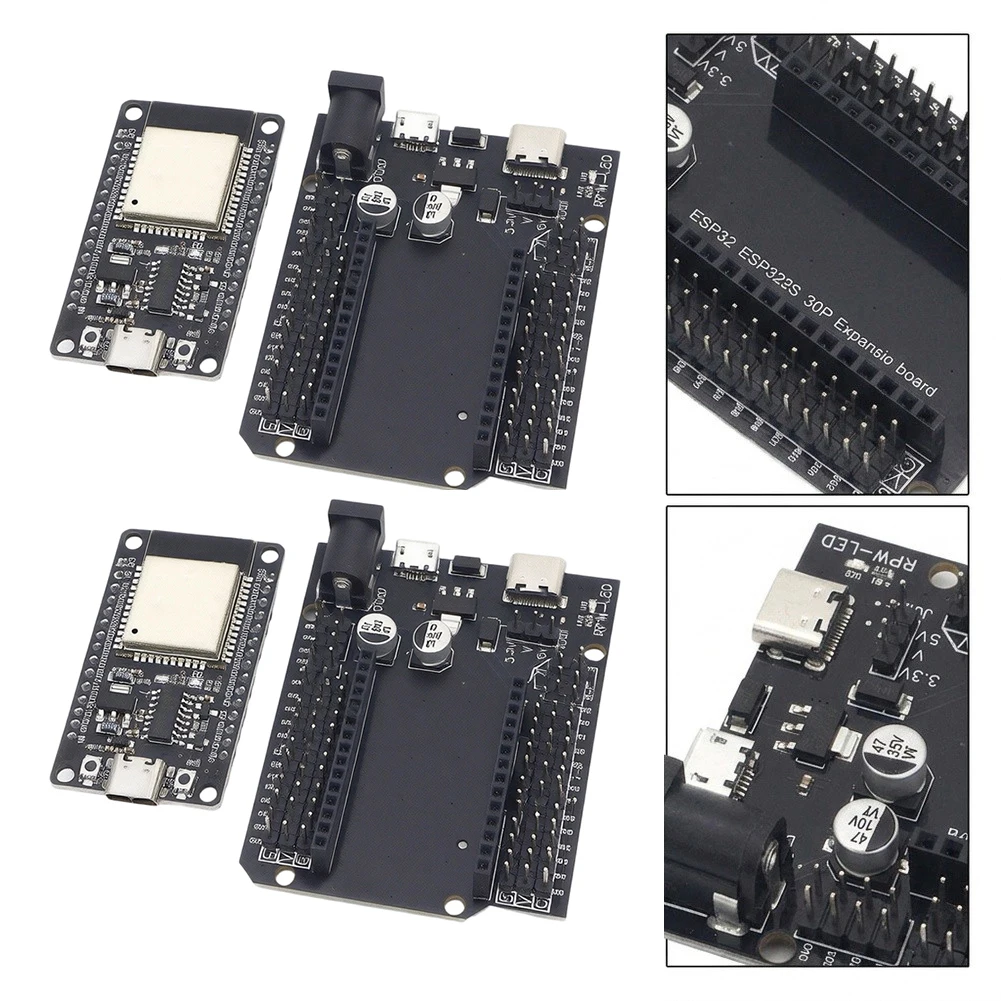 USB-C For ESP32 Development for platform for Wireless For IoT Solutions Dual-Core 32-Bit 600DMIPS Processing Capability